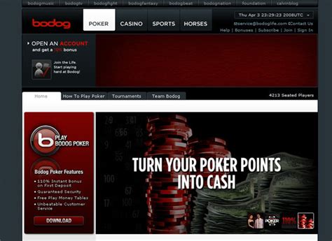 Bodog Poker Bonus Regras