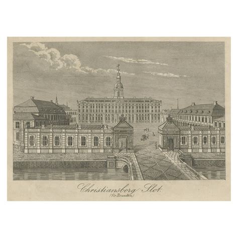 Christiansborg Slots Marca De 1794