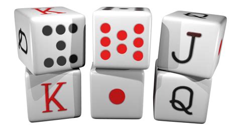 Dados De Poker Com Copa