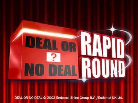 Deal Or No Deal Rapid Round Bwin