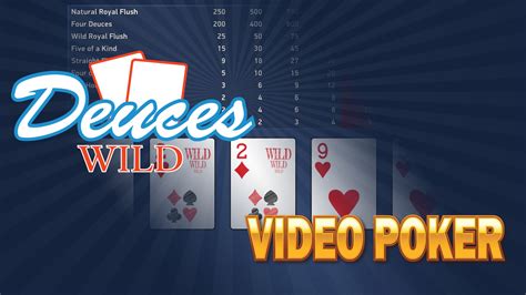 Deuces Wild Poker Maquina De Estrategia