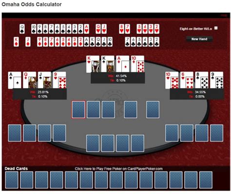 Equidade Poker Calculadora Omaha