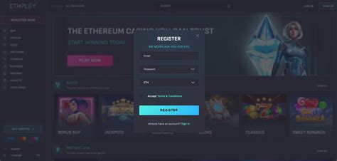 Ethplay Casino Login