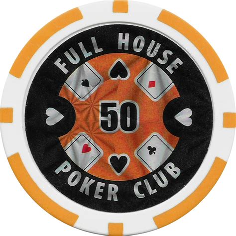 Full House Poker Club Chips