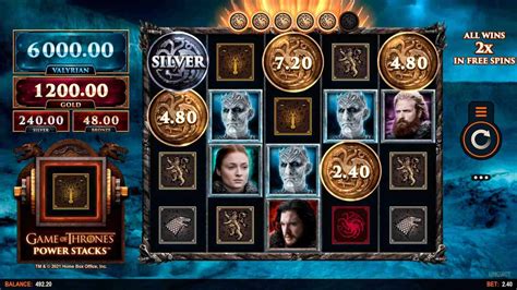 Game Of Thrones Power Stacks Netbet