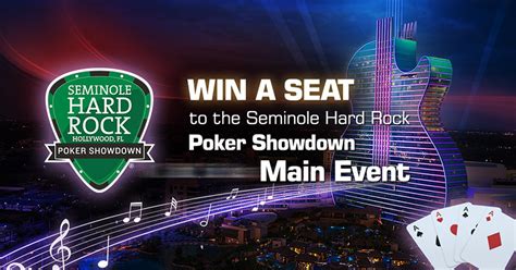 Hard Rock Poker Showdown Agenda