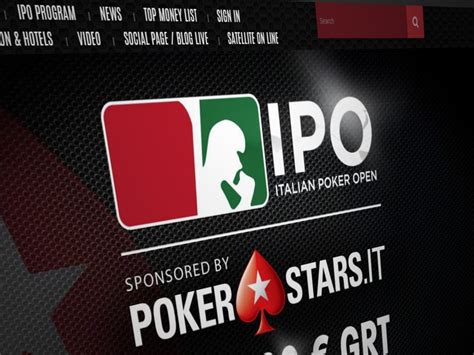 Italian Poker Open Blog