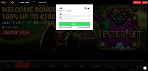 Jesterbet Casino Login