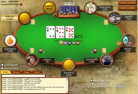 Jeu De Poker En Ligne Avec Argent Virtuel