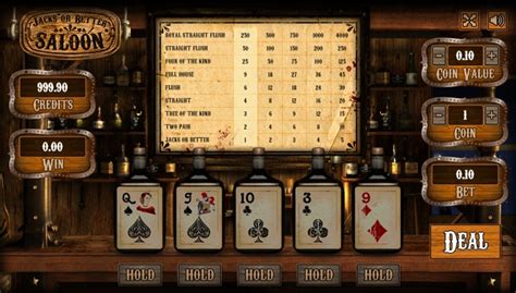 Jogar Jacks Or Better Saloon No Modo Demo