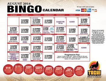 Lemoore Casino Bingo Calendario