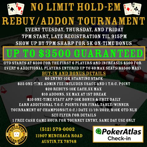 Livre De Poker League Austin Tx