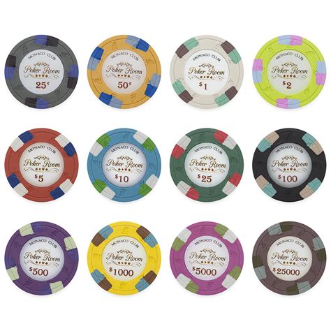 Monaco Casino Poker Chips