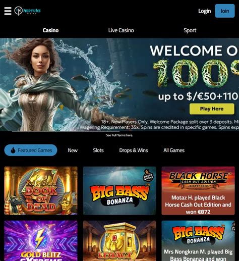 Neptune Play Casino Bonus