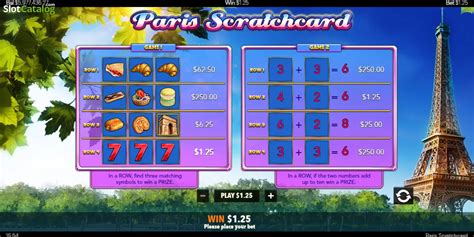 Paris Scratchcard Novibet