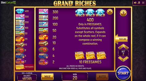 Play Grand Riches Pull Tabs Slot