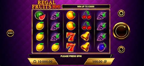 Play Regal Fruits 100 Slot