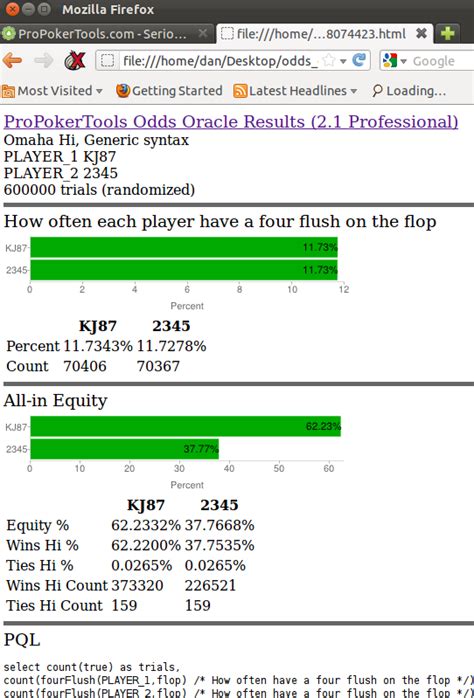 Poker Pro Oracle