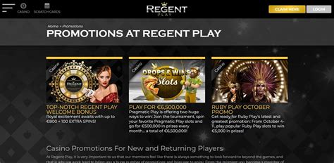 Regent Play Casino Codigo Promocional