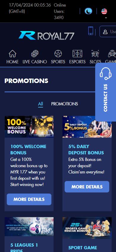 Royal77 Casino Bonus