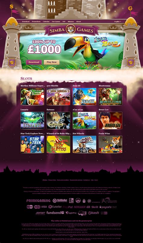 Simba Games Casino Brazil