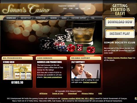 Simon Says Casino Online