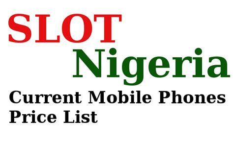 Slot Nigeria Telefone De Comutacao