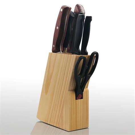 Victorinox Forjada 17 Slot De Bambu Faca De Bloco De Armazenamento