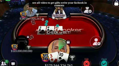 Zynga Poker Ilimitado Chips Android